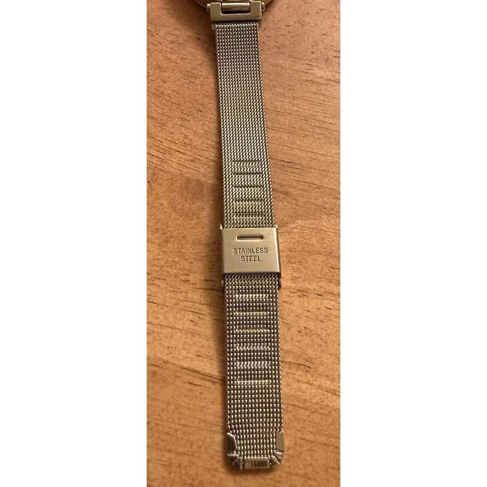 Anne Klein Diamond Women's Genuine Diamond‎ Silver Tone Analog Wrist Watch READ